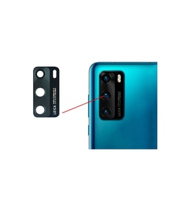 Huawei P40 Pro Arka Kamera Camı Lens Yapışkanlı
