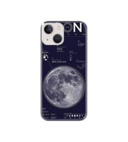 Apple Iphone 13 Kılıf 6.1" Kılıf Resimli Desenli Baskılı Silikon Kılıf Moon Info 1424