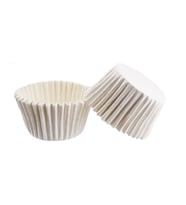 Cupcake Kalıbı Pet Kapsül  Kek Kalıbı 48X34 MM (100 Adet)  Beyaz