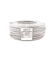 100 Metre Kaliteli 2+1 0,22 mm CCTV Güvenlik Kamera Kablosu