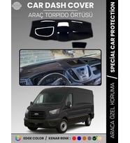 Ford TRANSİT V363 (2014-2019) ÜST 3 GÖZLÜ MODEL Torpido Örtüsü Ön Göğüs Koruma