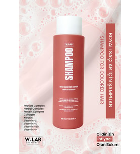 W-Lab Kozmetik Boyalı Saçlar İçin Şampuan 400 Ml