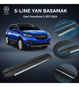 Opel Grandland X S-Line Premium Krom Yan Basamak 2017-2024