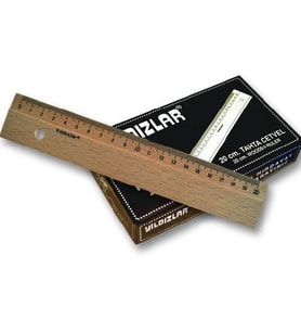 Yıldızlar Tahta Cetvel 20 cm. 