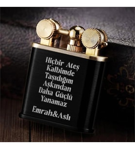 Gazlı Fitilli Çakmak Kişiye Özel İsimli Zorro Çakmak