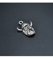 Minimal Viking Savaşçı Kolye Ucu - Antik Gümüş Kaplama - Kod:247