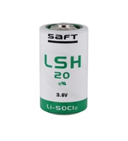 Saft LSH 20 3.6V D Size Pil (Li-SOCI2)
