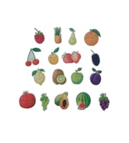 Meyveler Fruits / 17 Adet Puzzle Yapboz Puzzle / 42 Parça (Çok Renkli)