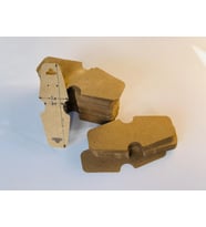 100 Lü Kraft Karton Takı Kartı Küpe, Kolye, Bileklik Sunum Ve Sergi Kartı