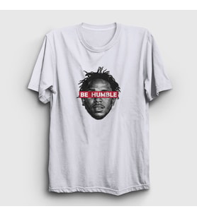 Presmono Unisex Beyaz Be Humble Kendrick Lamar T-Shirt 368353tt