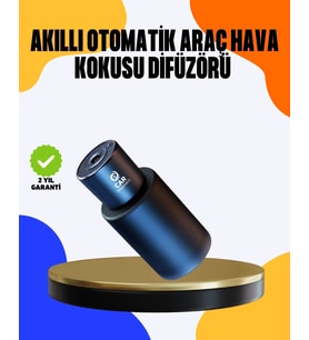Bardaklık Uyumlu Şarjlı Oto Koku Atı Esans Dahil