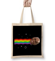 Ainsley Harriott Nyan Cat Meme Bez Çanta Uzun Saplı