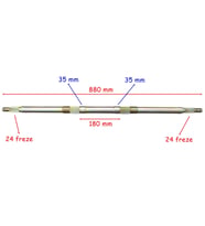 Kuba Atv Mx220 Aks 880 Mm 2 Yivli Bilya Yatağı 35 24 Freze Öm