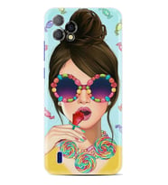 Reeder P13 Blue Plus 2022 Kılıf Resimli Desenli Baskılı Silikon Kılıf Sugar and Woman 1418