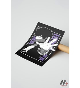 My Hero Academia Karakter Poster, Çerçevesiz Yüksek Kalite Duvar Afişi - Anime