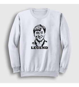 Presmono Unisex Beyaz Legend Karate Jackie Chan Sweatshirt 336052tt