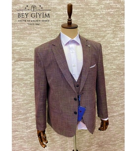 Carpin Classic Yelekli Takım Elbise