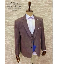 Carpin Classic Yelekli Takım Elbise
