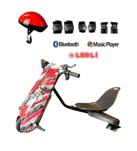Citymate Drift Car Elektrikli Kaykay Bluetooth Dirift Kar Hoverboard Scooter Koruma Ekipmanı Hediye D17 (Model 17)