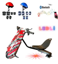 Citymate Drift Car Elektrikli Kaykay Bluetooth Dirift Kar Hoverboard Scooter Koruma Ekipmanı Hediye D17 (Model 17)