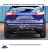 Nissan Qashqai Krom Bagaj Alt Çıtası 2014-2020 P. Çelik