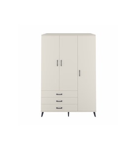 Kronos Dolap 6 Raflı 3 Çekmeceli Tek Askılı 132x59x195 Aytaşı-Aytaşı/Aytaşı