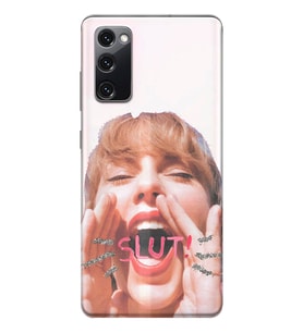 Samsung Galaxy S20 FE Uyumlu Taylor Swift Tasarımlı Şeffaf Telefon Kılıfı