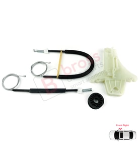 VW Amarok MK1 2H 2010-2022 4-Kapı Pickup 2H0837402 İçin Elektrikli Ön Sağ Cam Kriko Tamir Seti