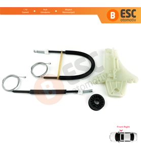 VW Amarok MK1 2H 2010-2022 4-Kapı Pickup 2H0837402 İçin Elektrikli Ön Sağ Cam Kriko Tamir Seti