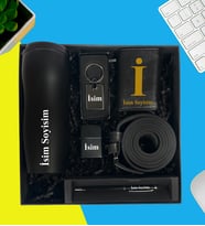 Kişiye Özel Premium Kutu Termos Bardak Mekanizmalı Cüzdan Kemer Zippo Cakmak Metal Anahtarlık Touch pen Kalem Erkek Hediye Set