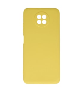 Xiaomi Redmi Note 9 5g Kılıf Nano İçi Kadife Silikon - Sarı