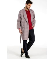 Pierre Cardin 5540 Damat Çeyiz Şortlu Bordo Pijama & Robdöşambır 5li Set