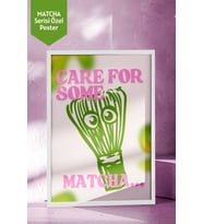 Mim and More x Luminara Studio Care For Some Matcha Poster
