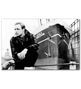 Cakatablo Marlon Brando Rıhtımlar Üzerinde Filminden MDF Tablo