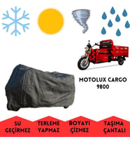 Motolux Cargo 9800 Kabinsiz Kasalı Motor Brandası Su Geçirmez