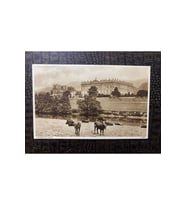 19.-20. Yüzyıl İngiltere CHATSWORTH HOUSE İngiliz KARTPOSTAL TAŞBASKI Great Britain