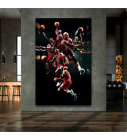 Michael Jordan Kanvas Tablo