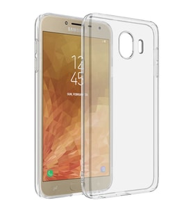 Samsung Galaxy J4 Uyumlu Kılıf Zore Süper Silikon Kapak (Renksiz)