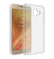 Samsung Galaxy J4 Uyumlu Kılıf Zore Süper Silikon Kapak (Renksiz)