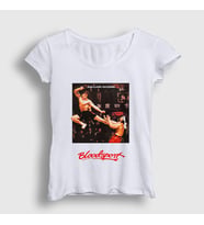 Presmono Kadın Beyaz Bloodsport V3 Film Jean Claude Van Damme T-Shirt 259303tt