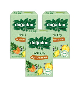 Doğadan Yeşil Çay 20 li Bardak Poşet x 3 Adet