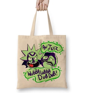 Rick Sanchez Morty Smith Bez Çanta Uzun Saplı