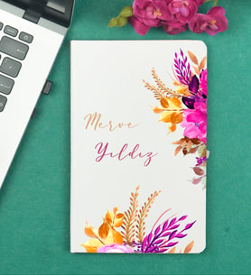 Anneler Günü Hediyesi, Arkadaşa Hediye Kişiye Özel Beyaz Defter