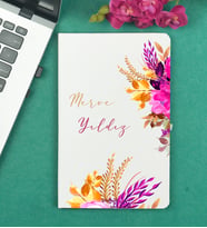 Anneler Günü Hediyesi, Arkadaşa Hediye Kişiye Özel Beyaz Defter