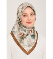 Miray Nevada Büyük Boy Organik Pamuk Eşarp - 120 x 120 - 06579