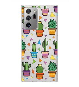 PrintiFy Samsung Galaxy Note 20 Ultra ile Uyumlu 1mm Slim Fit Water Color 4 Baskılı Şeffaf  Kılıf