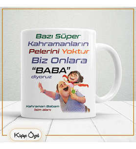Babalar Günü Özel Hediye Çay Kahve Kupa Bardak-baba52