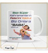 Babalar Günü Özel Hediye Çay Kahve Kupa Bardak-baba52