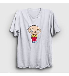 Presmono Unisex Beyaz Stewie Griffin Family Guy T-Shirt 301051tt