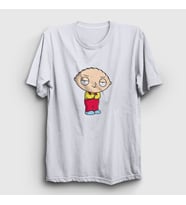Presmono Unisex Beyaz Stewie Griffin Family Guy T-Shirt 301051tt